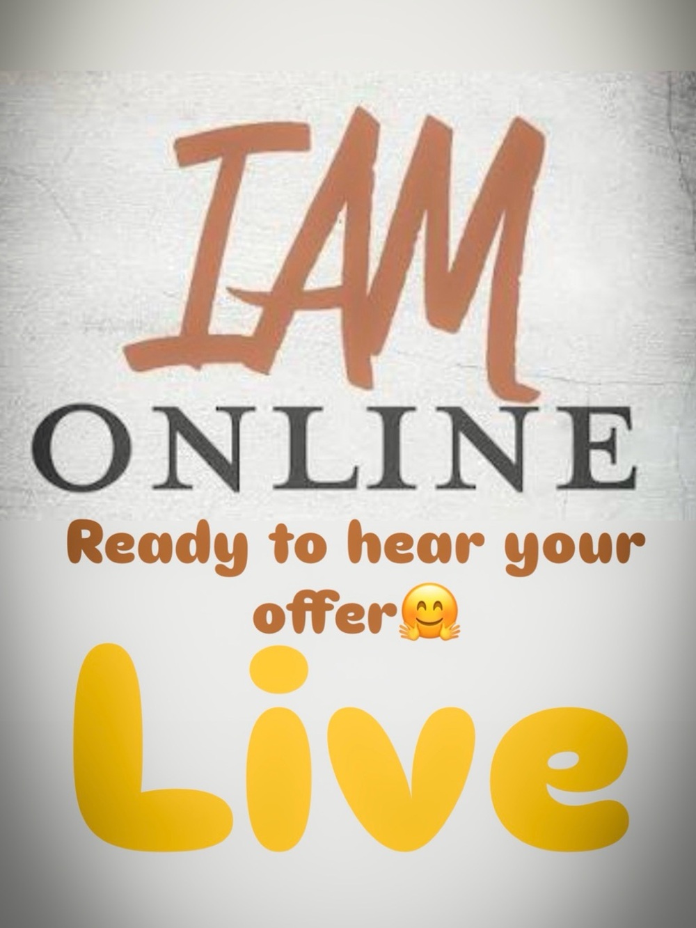 IAM Online Live Graphic Tee - Yellow
